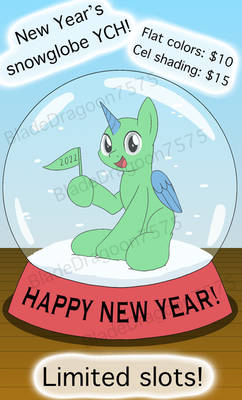 New Year's snowglobe YCH (Closed)