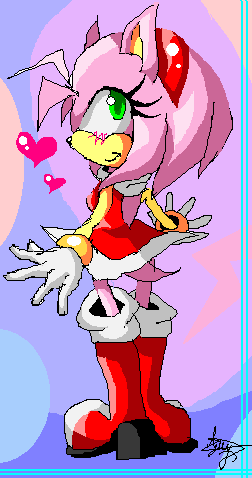 Amy in Paint