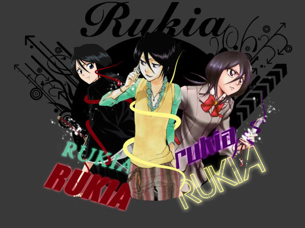 Rukia wallpaper v2 by jon1wt on DeviantArt