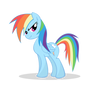 Rainbow Dash looking awesome
