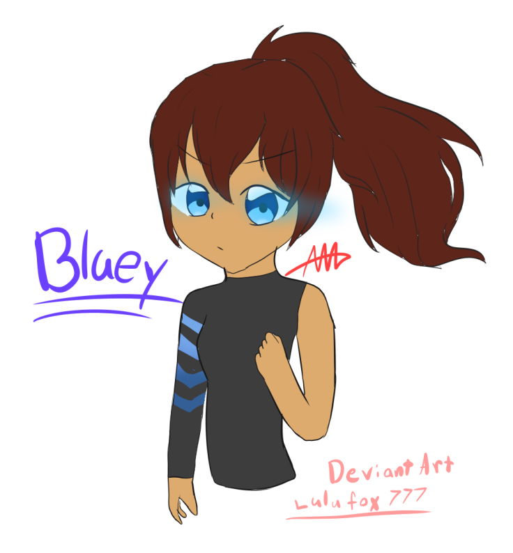 Bluey fan art by LuluFox777 on DeviantArt
