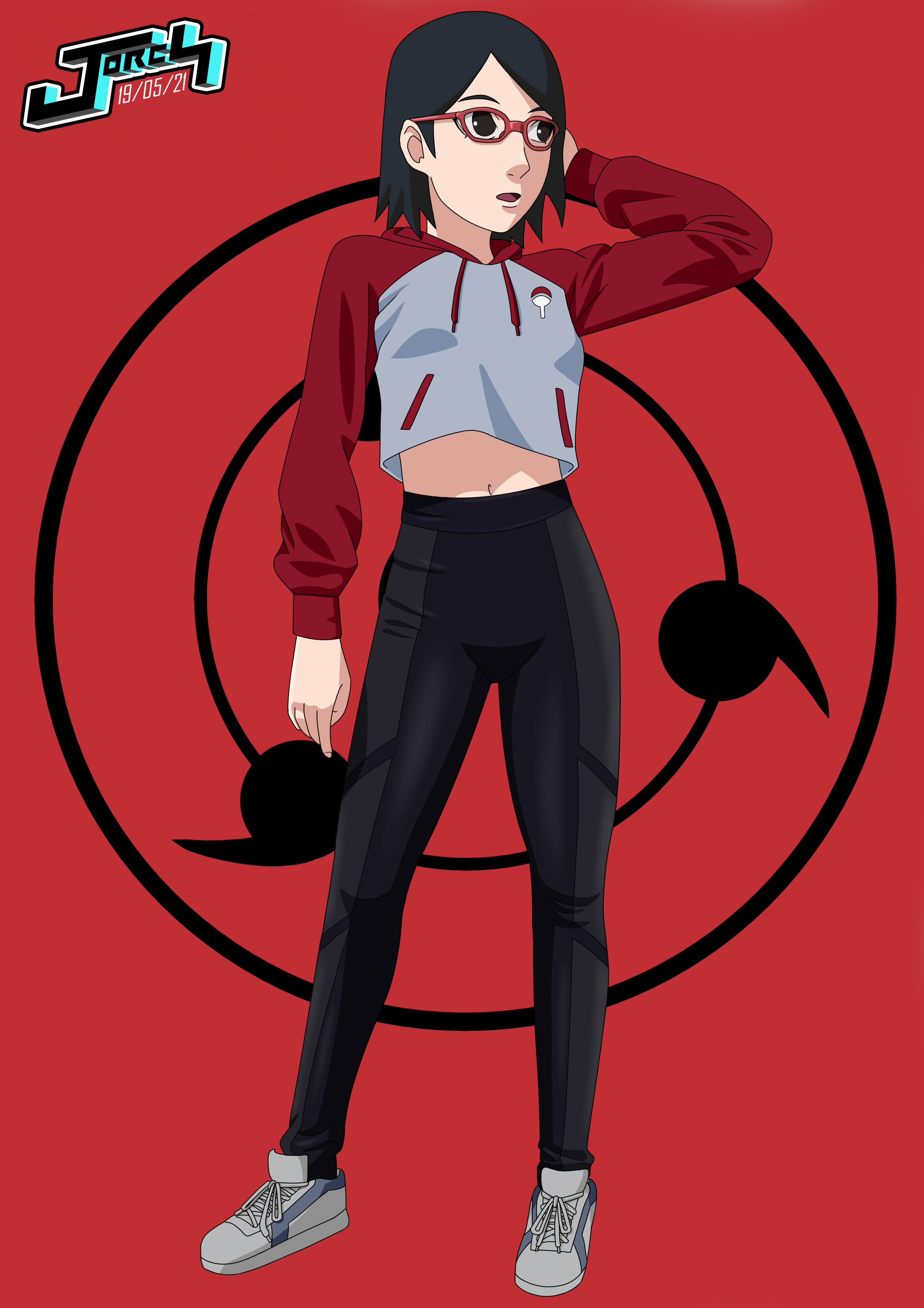 Sarada Hokage by codzocker00 on DeviantArt