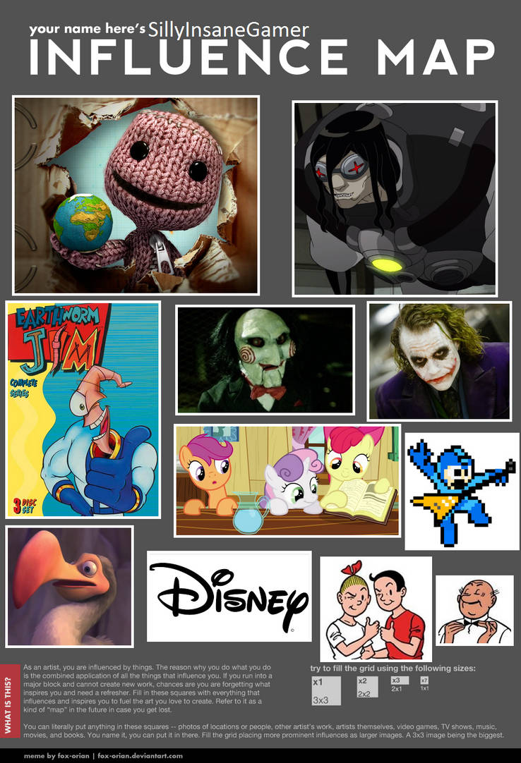 Influence Map Meme by SillyInsaneGamer on DeviantArt