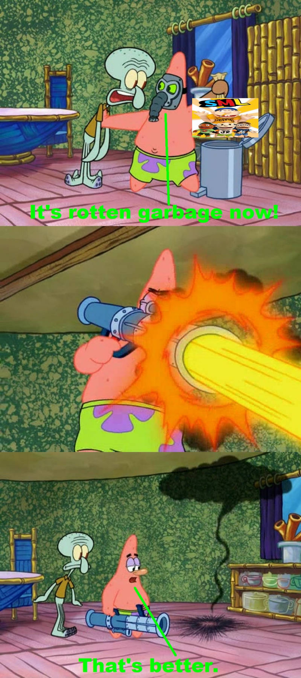 Patrick Exploding Stuff Patrick Blasts SML by Carsracer95 on DeviantArt