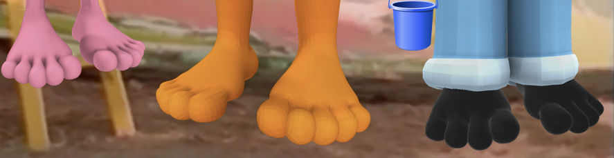 Even more painting feet by RGFanFics on DeviantArt