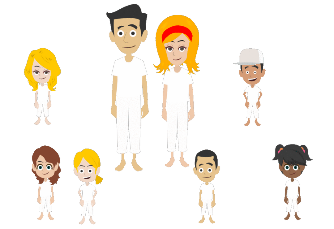 Vyond Painting Team Standing Transparent by RGFanFics on DeviantArt