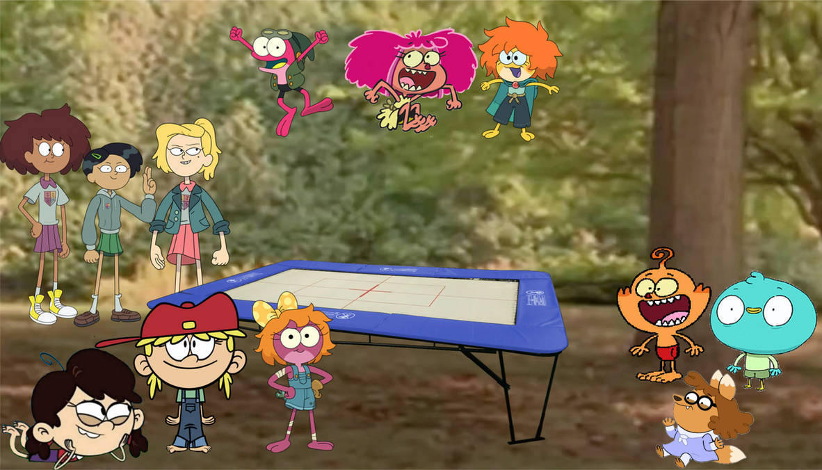 Fun at the trampoline in the park 2 by RGFanFics on DeviantArt