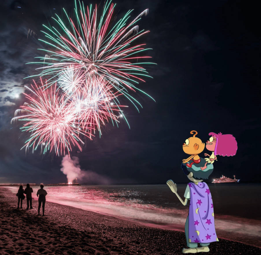 Fireworks Deviantart New Year's Fireworks by RGFanFics on DeviantArt