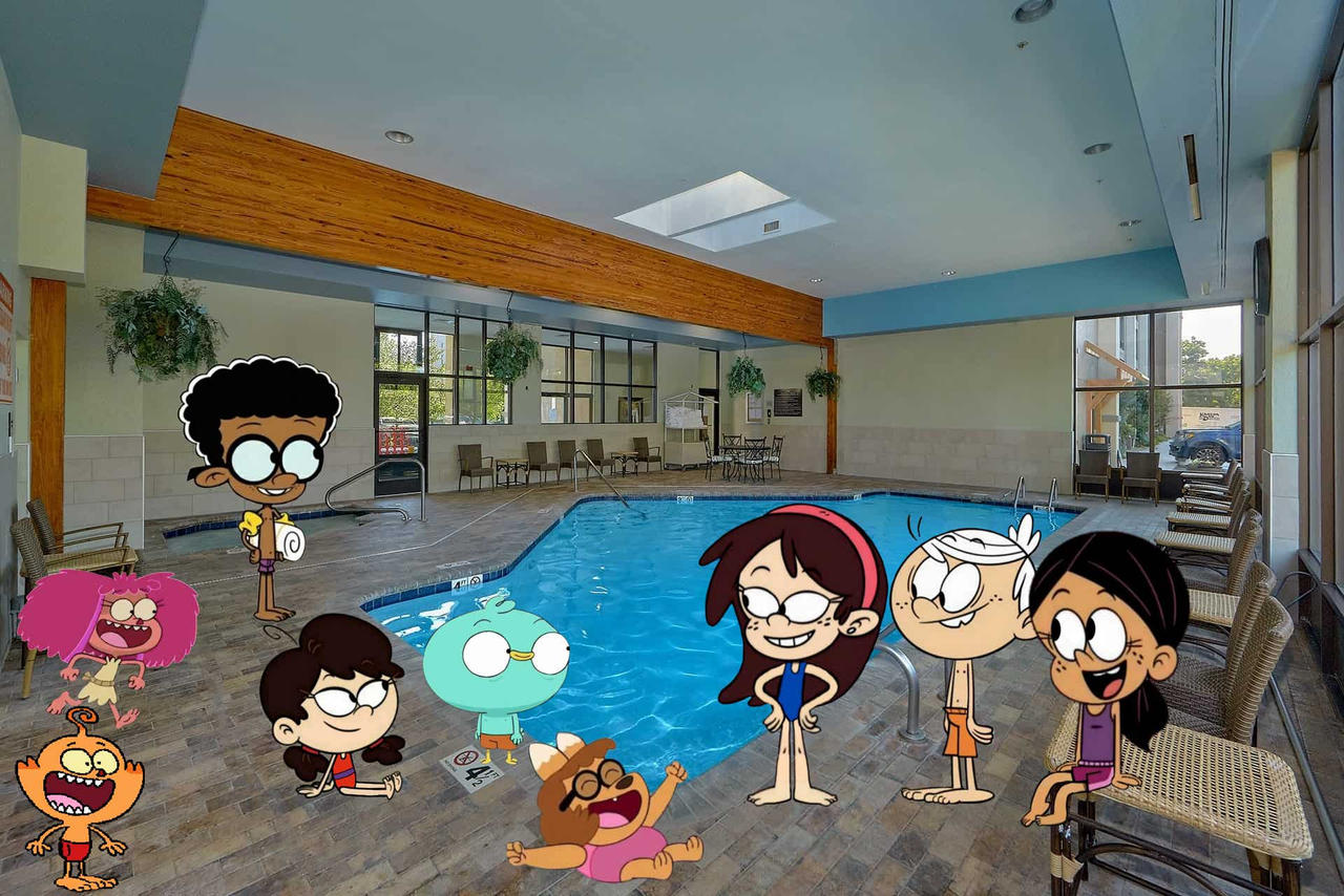 We're ready for a pool day! by RGFanFics on DeviantArt