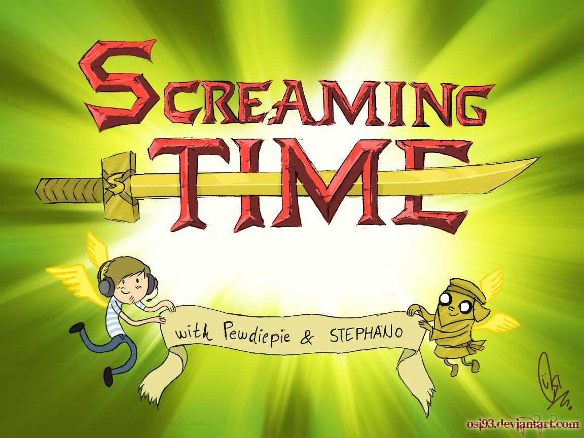 Screaming TIME with Pewdiepie and Stephano :D