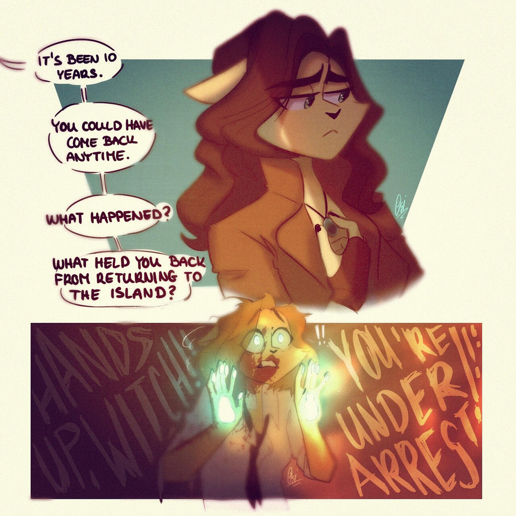 Concept Art - Netty's past by ScribbleNetty