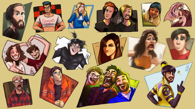 Scribs Scribbles: YouTubers (Part2)