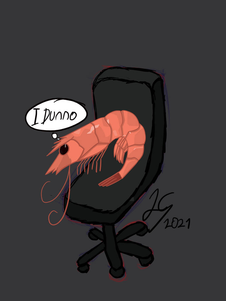 Shrimp on a chair by JKartSK on DeviantArt