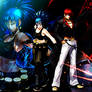 Wallpaper Leona and Iori KOF XIII