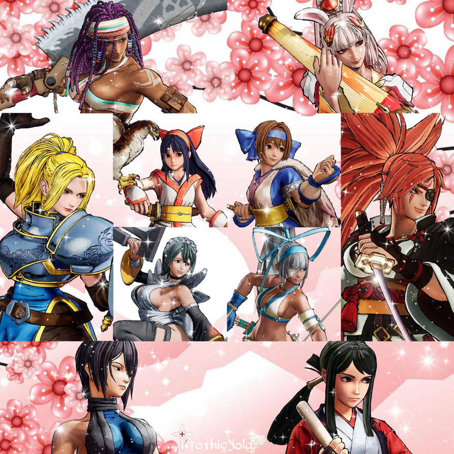 Samurai Showdown Characters Collage Women's Day Samurai Shodown 2019 by GothicYola on DeviantArt