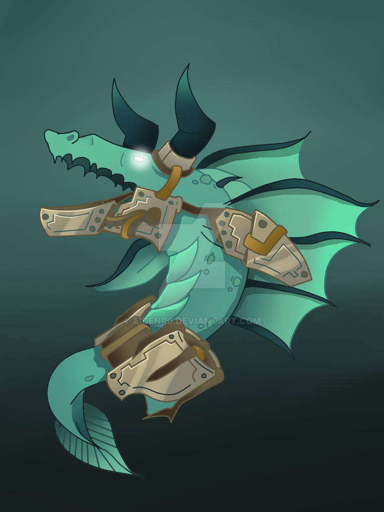 Sea Monster drawing Test by AidenR0 on DeviantArt