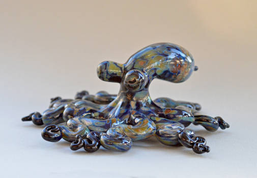 Glass Octopus Sculpture