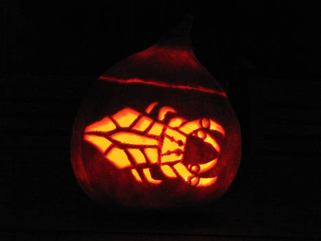 Mass Effect pumpkin