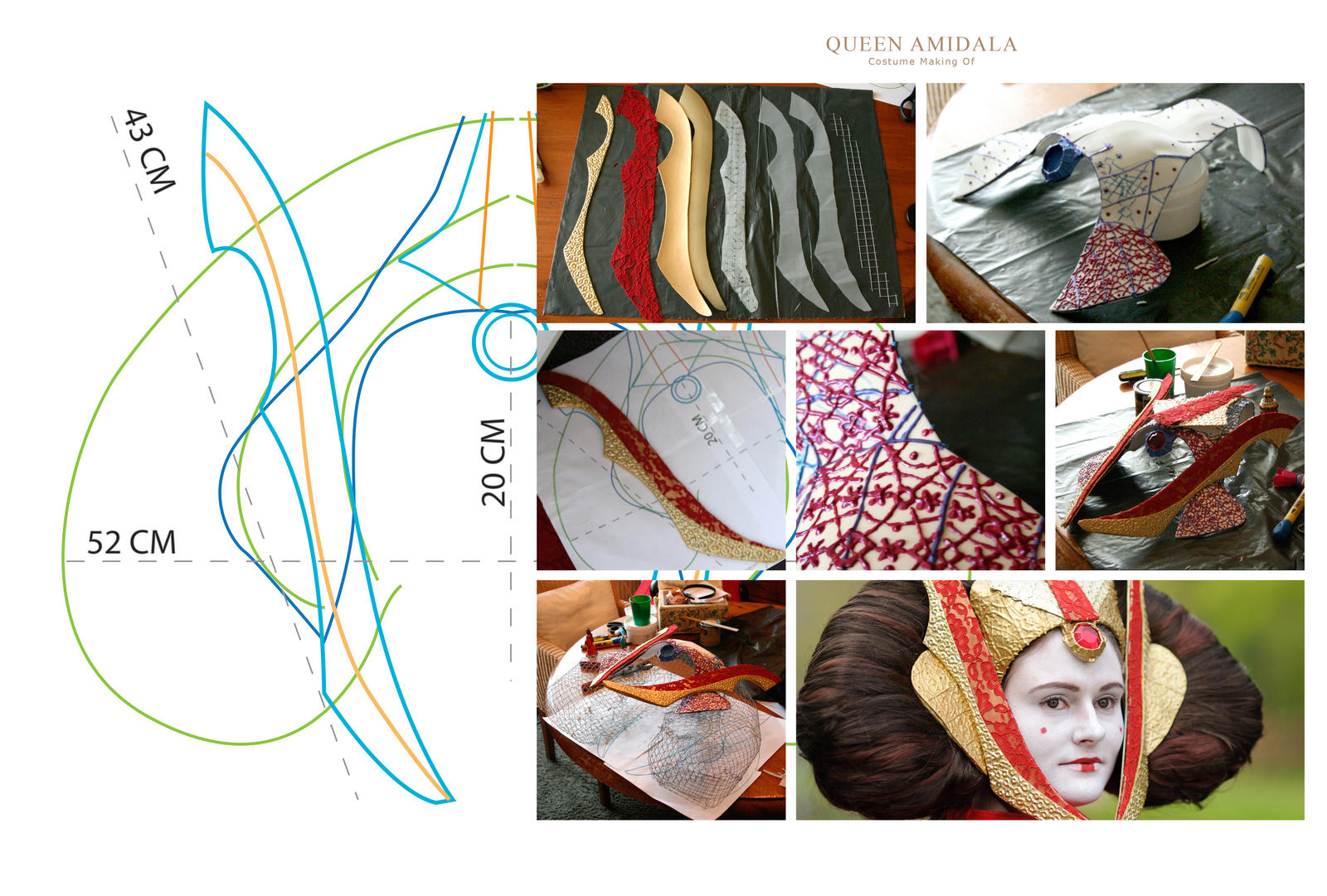 Making of, Amidala Headpiece by Riluna