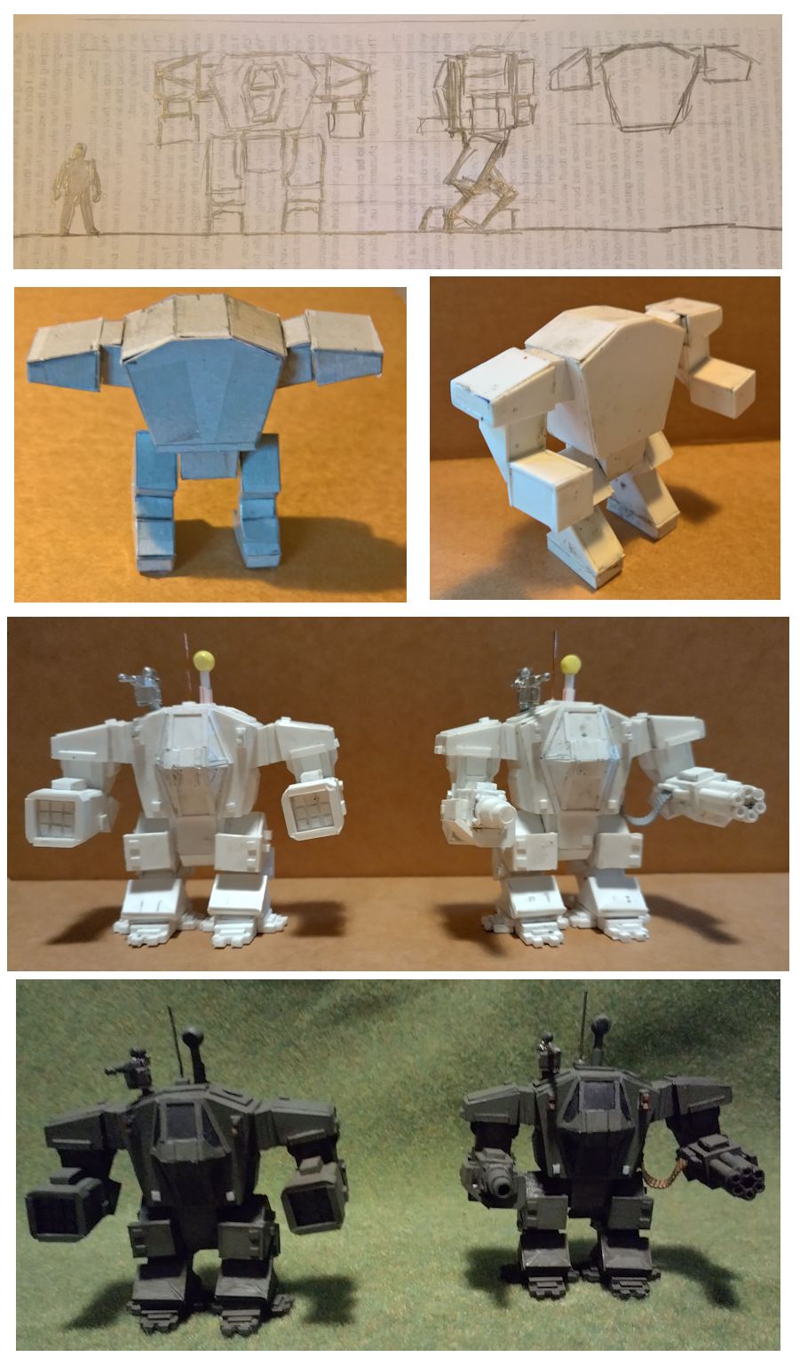 Scratchbuilt Mech by StephenJD on DeviantArt