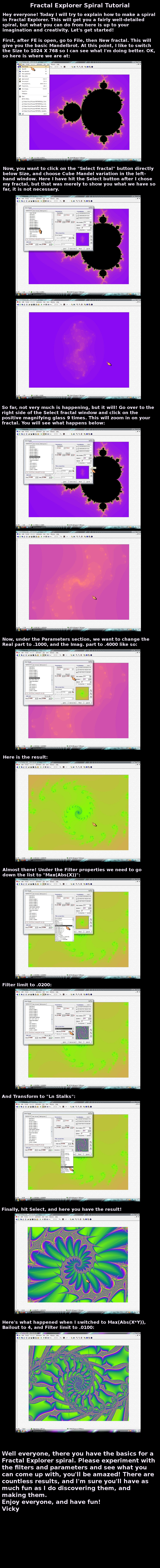 Fractal Explorer Tutorial