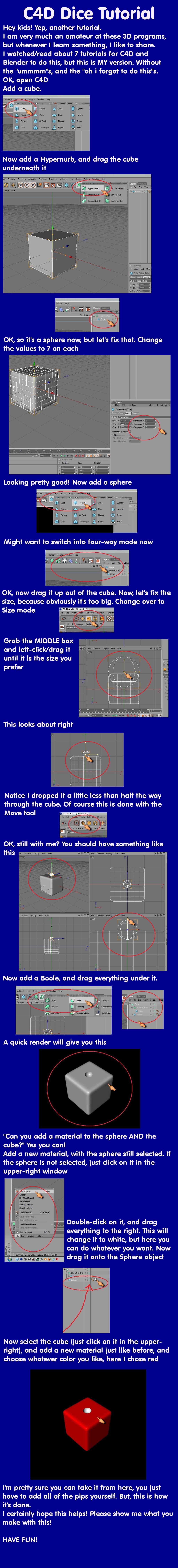 C4D Dice Tutorial