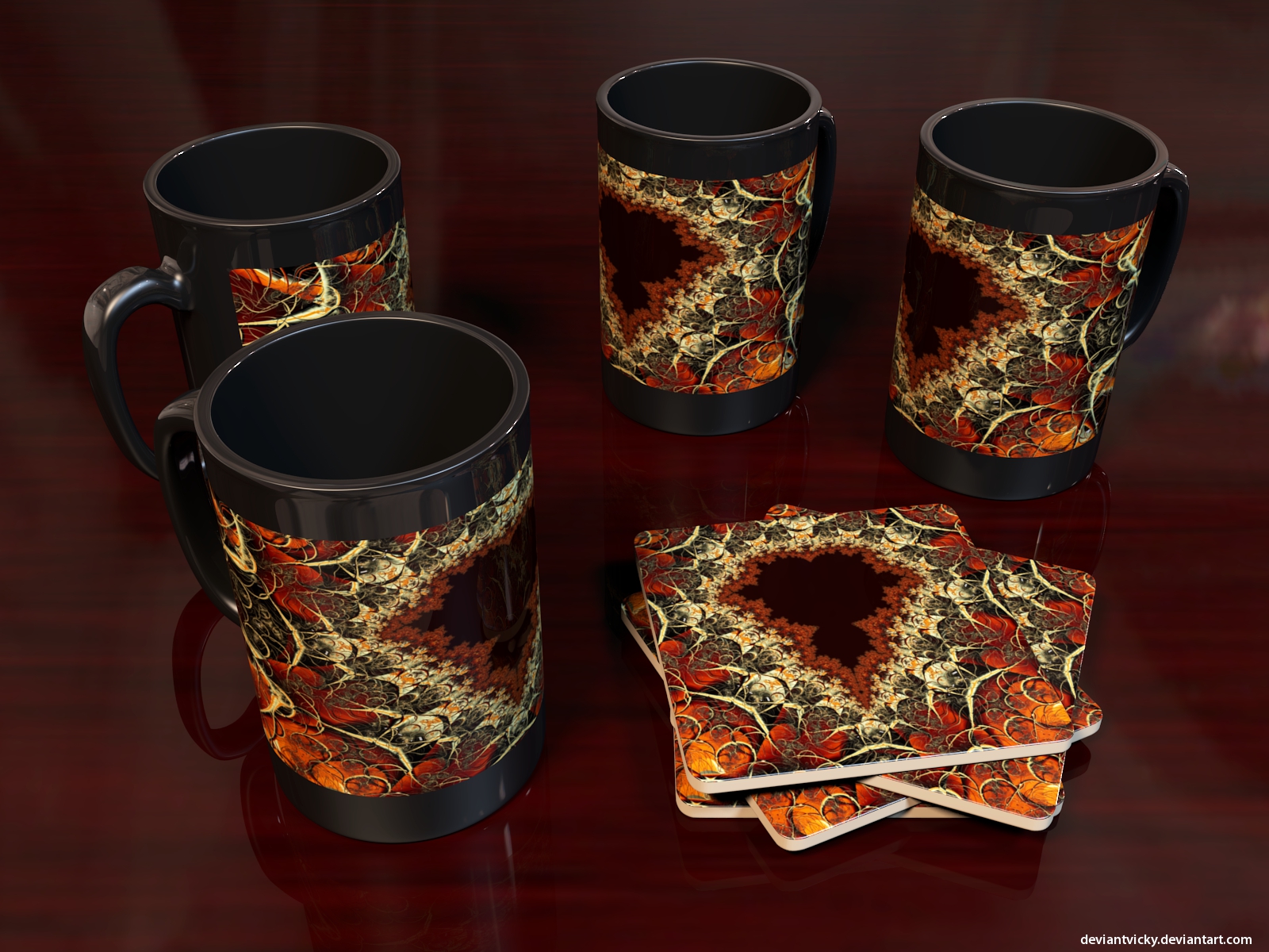 Mandelbrot Coffee Mugs