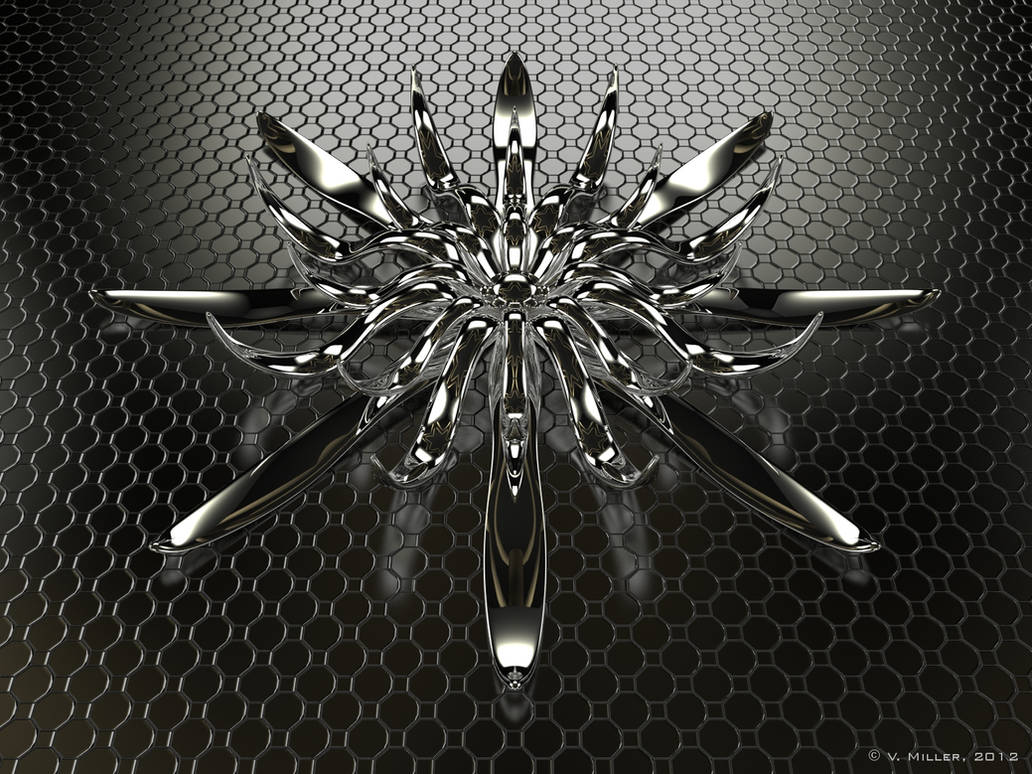 Chrome Flower by VickyM72