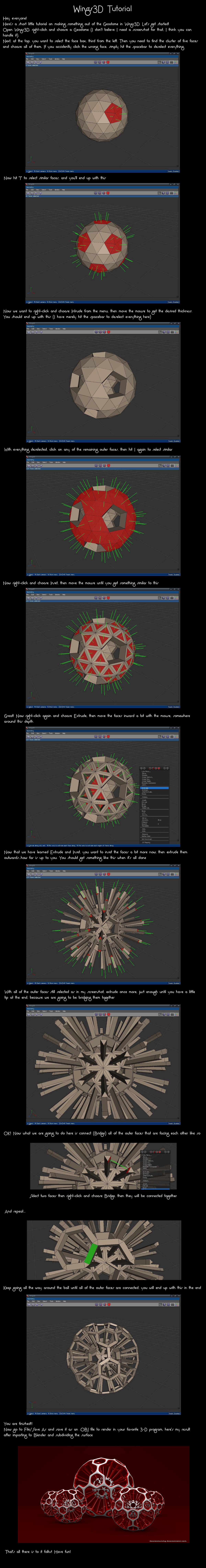 Wings3D Geodome Tutorial