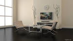 Cycles Interior/Barcelona Chairs by VickyM72