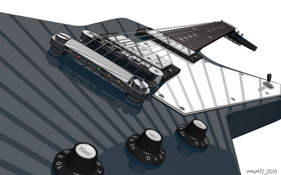 Gibson Explorer - Stylized by VickyM72