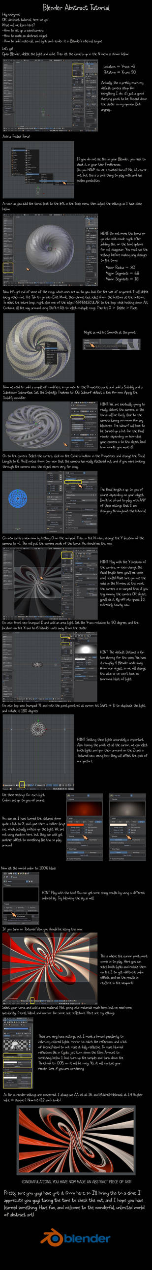 Blender Abstract Tutorial