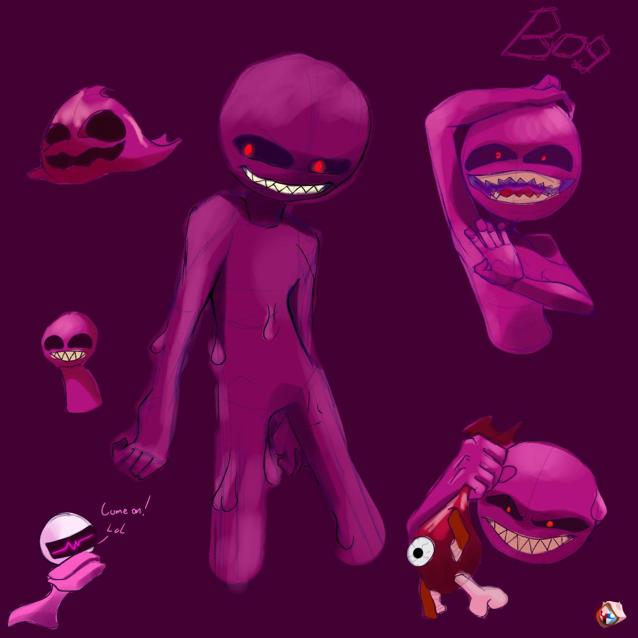 Drawn Red [Stickman OC] by Devin1TR on DeviantArt