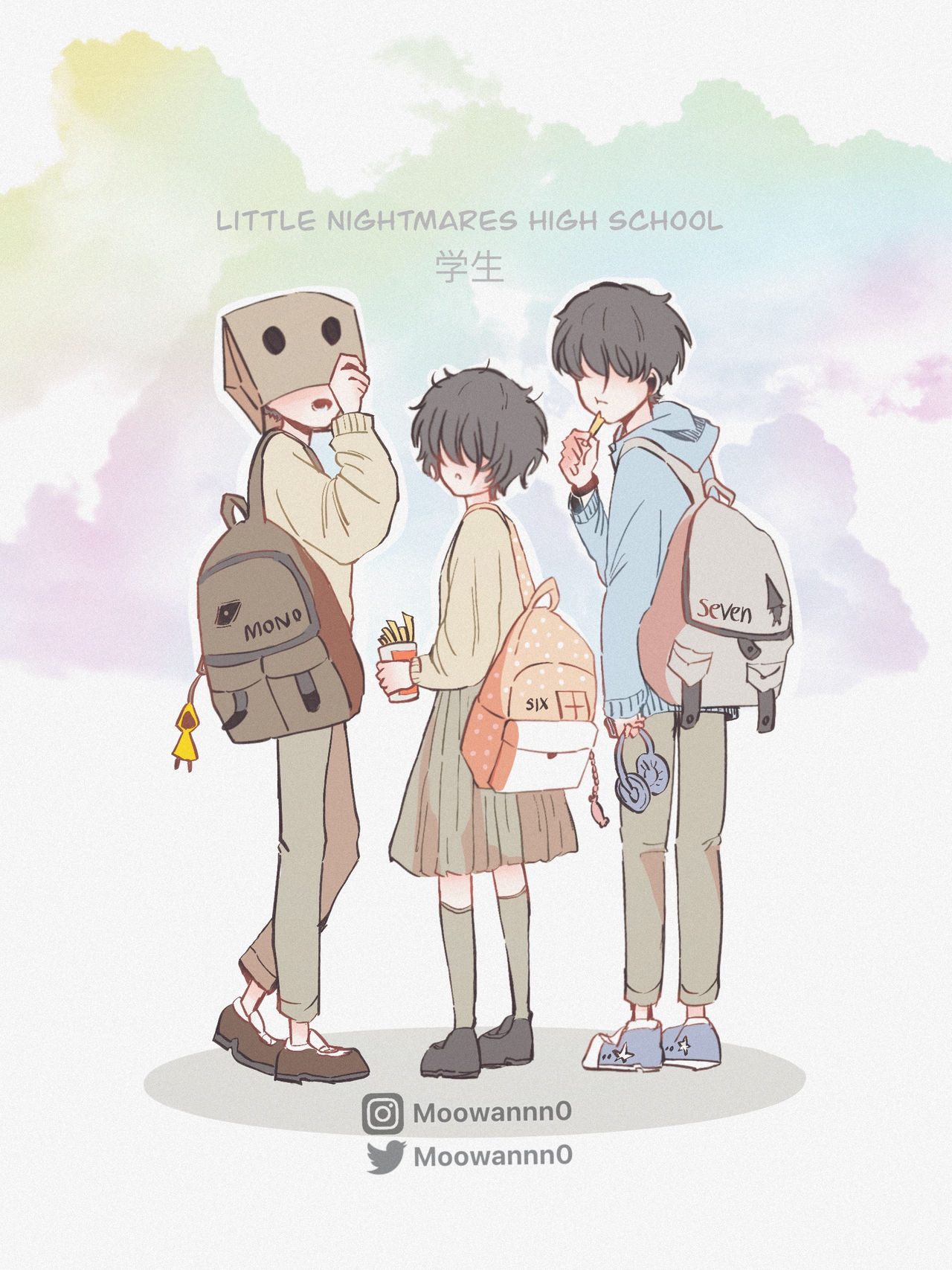 Mono And Six (Little Nightmares II) by Emigonpai on DeviantArt