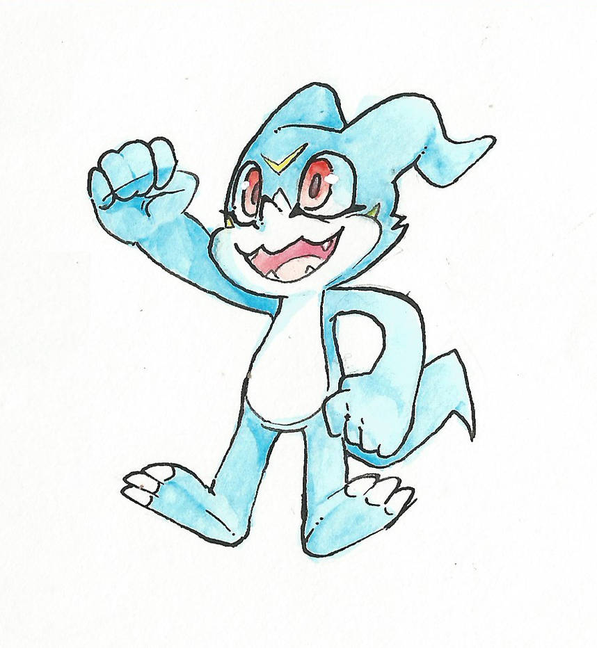 Veemon by maneuveringSnake on DeviantArt