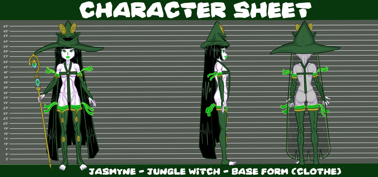 Base Form Character Character Sheet - Jasmyne Base Form by Waifudabadoo on DeviantArt