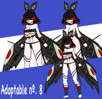 ADOPTABLE AUCTION #8 - Night Jungle Huntress by Waifudabadoo