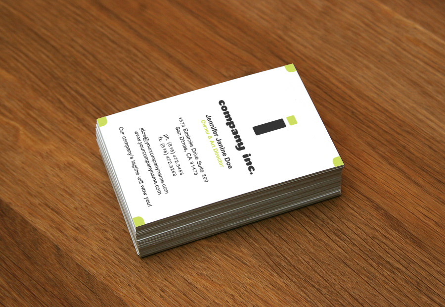 100 Professional Custom Business Cards