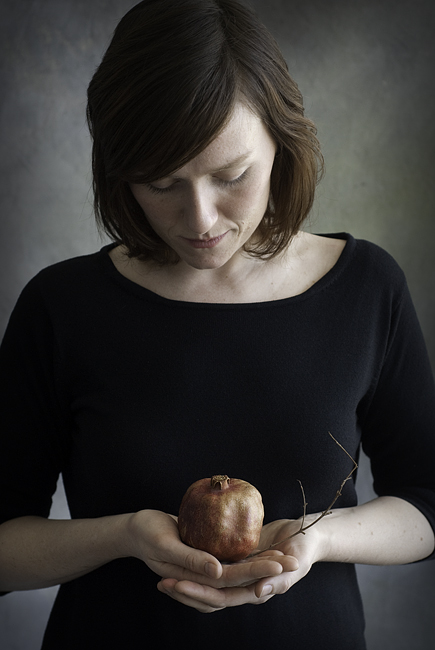 Woman with Pomegranate