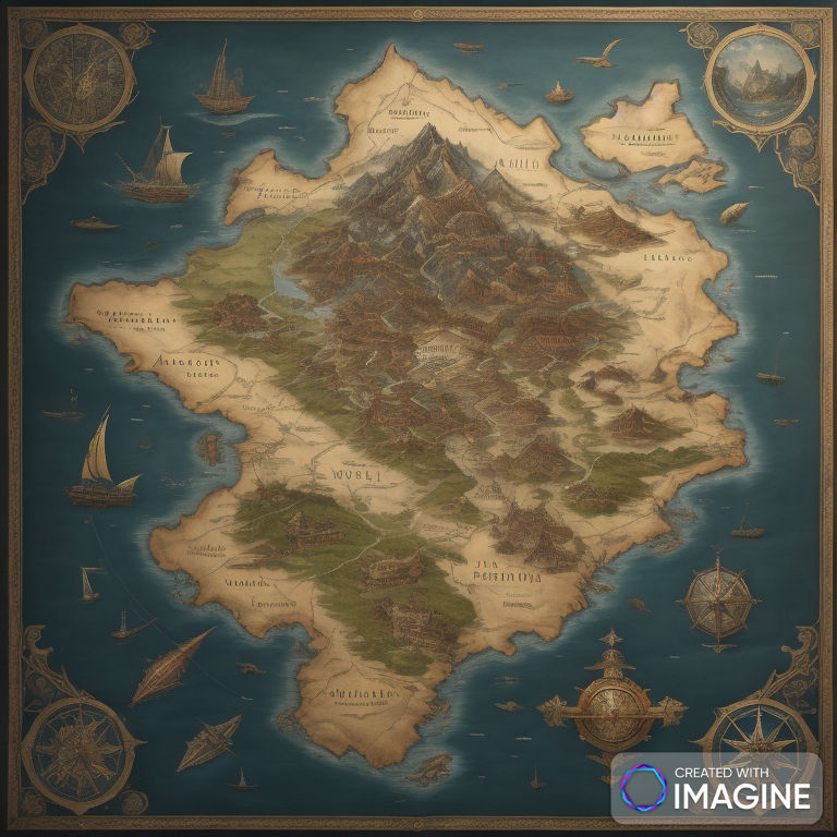 Fantasy Map by Lia125 on DeviantArt