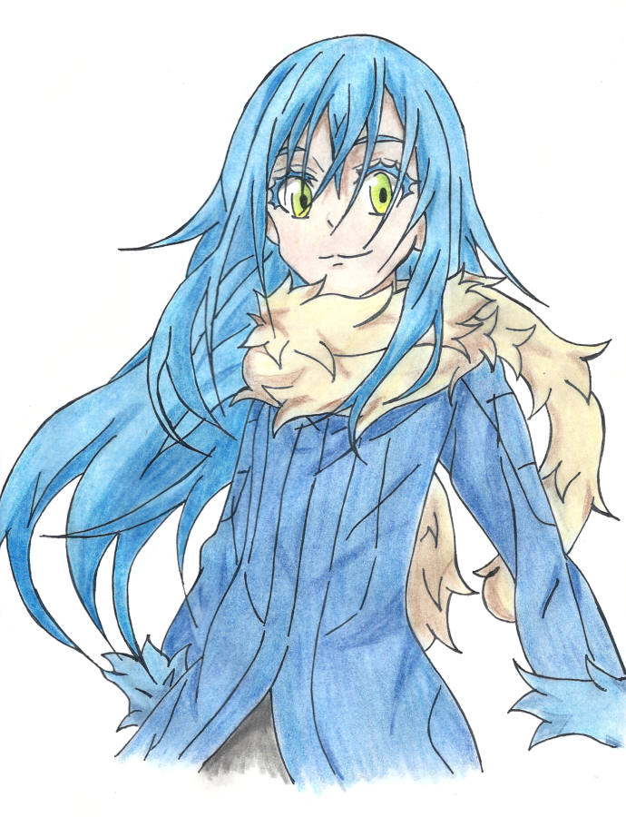 How to draw Rimuru Tempest - That Time I Got Reincarnated as a