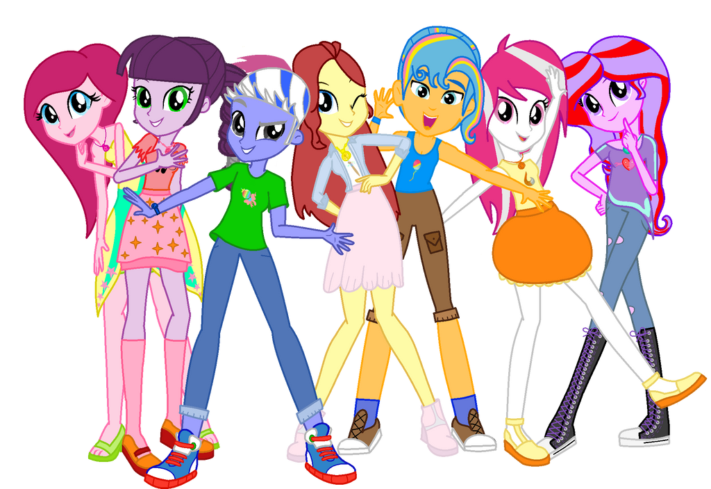 Humane 7 Deviantart My Humane 7 series group picture by SunsetShimmer333 on DeviantArt