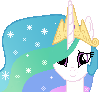 Celestia encourage sprite by Freakshowbeasts