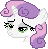 Sweetie Belle not amused sprite