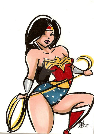 Wonder Woman Cartoon style