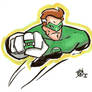 Hal Jordan Cartoon Style