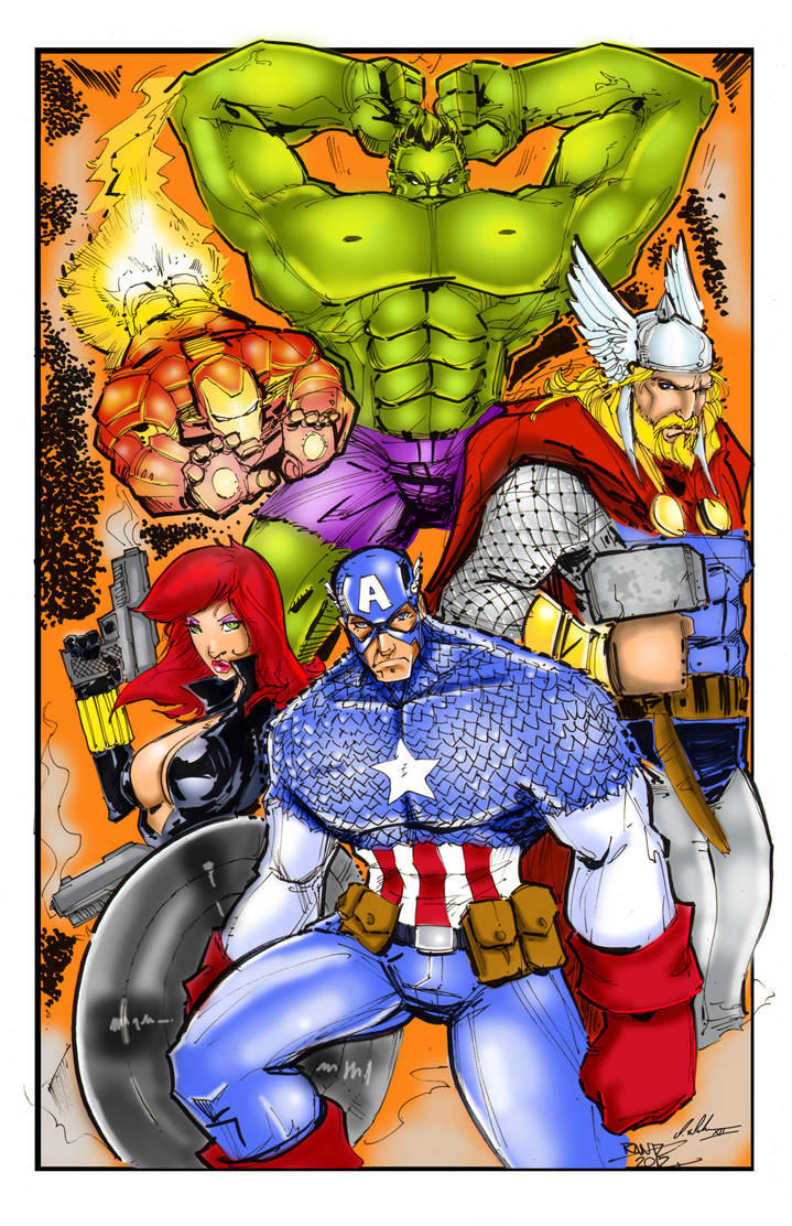 Rantz Avengers Colored by IanDWalker on DeviantArt