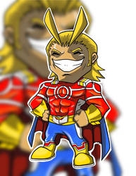 All Might CHIBI style
