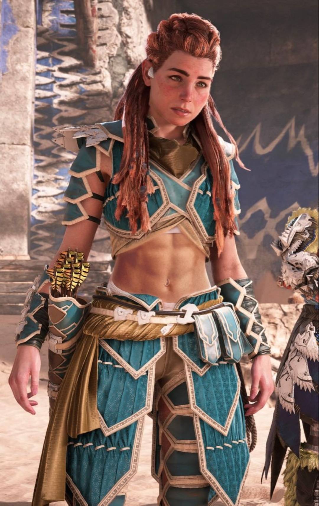 Aloy Ripped Aloy finally started working out by OverWatchArts on DeviantArt