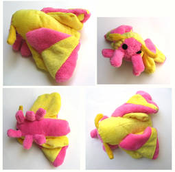 Rosy Maple Moth Plush (Dryocampa rubicunda)